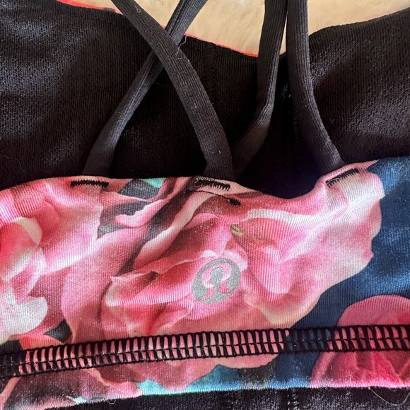 Lululemon free to be Rose print bra - Picture 5 of 6